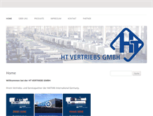 Tablet Screenshot of ht-vertrieb.com